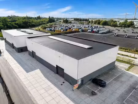 recent magazijn van 1.062 m² met 2 sectionaalpoorten op toplocatie in oostakker