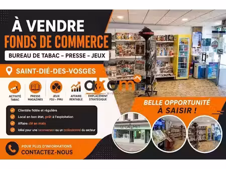 vente locaux professionnels 55 m² à saint-die-des-vosges (88100)  147 000 €
