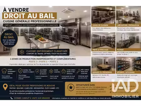 vente locaux professionnels 0 pièces 240 m² à castanet-tolosan (31320)  312 000 €