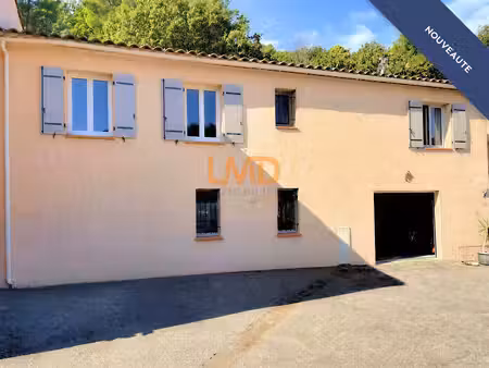 figanières – maison avec sous-sol aménageable  vue dégagée