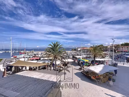 appartement première ligne port du brusc