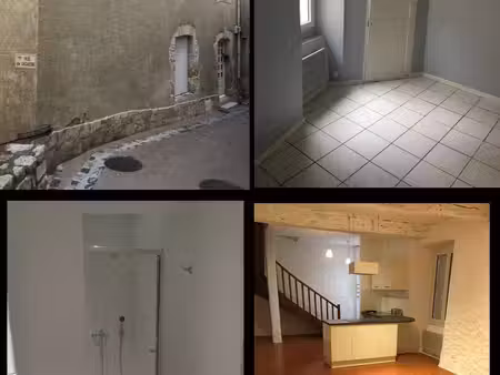 maison de village 2 niveaux 63m2 + cave