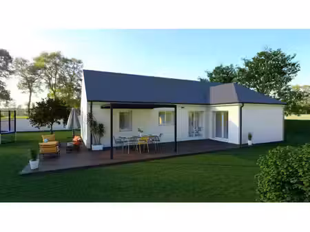 terrain avec maison neuve à vendre