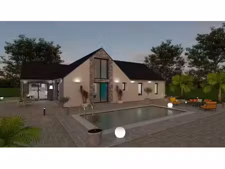 terrain avec maison neuve à vendre