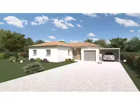 terrain avec maison neuve à vendre