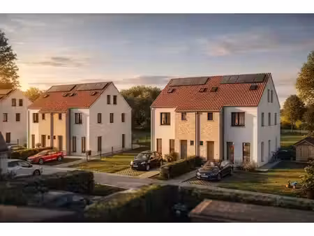 maison neuve économe en énergie avec grand jardin à renaix