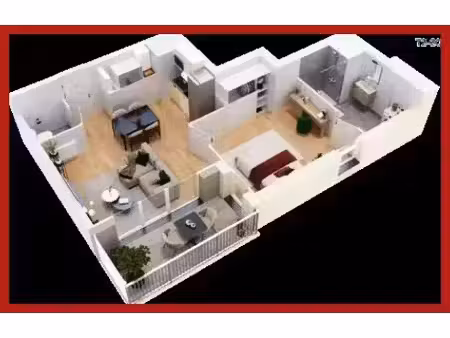 vente appartement 2 pièces 44.04 m² à challans (85300)  190 500 €