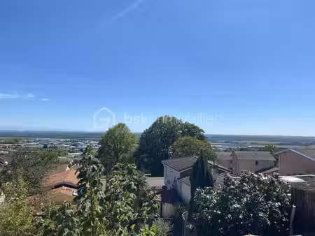 rare terrain avec vue sur le mont blanc au calme et sans vis a vis