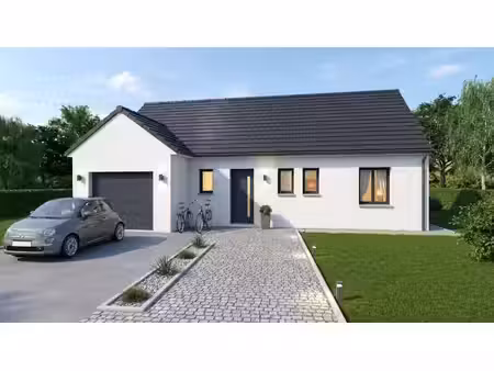 terrain avec maison neuve à vendre