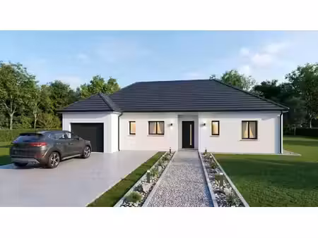 terrain avec maison neuve à vendre