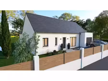 terrain avec maison neuve à vendre