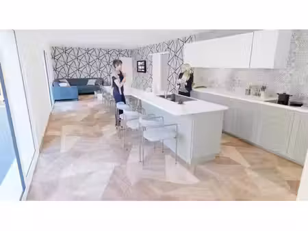 terrain avec maison neuve à vendre