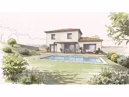 terrain avec maison neuve à vendre