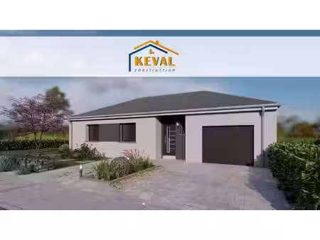 terrain avec maison neuve à vendre