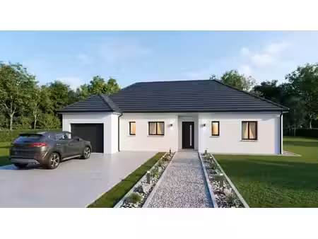 terrain avec maison neuve à vendre