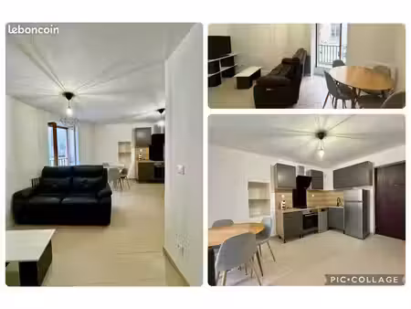 à louer - appartement meublé 39 m² entièrement rénové - centre-ville de moirans