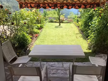 studio à valdeblore la roche - vue magnifique