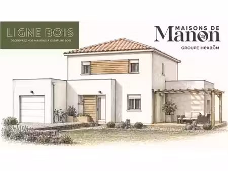 terrain avec maison neuve à vendre