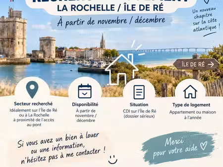recherche location à l'année