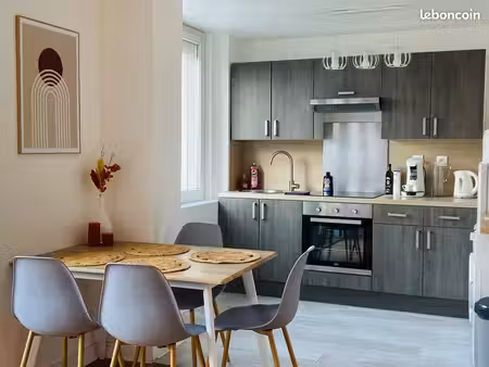 appartement 47 m² meublé avec terrasse 2 chambres – le portel