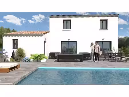 terrain avec maison neuve à vendre