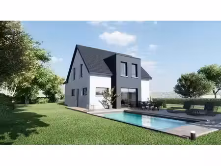 terrain avec maison neuve à vendre