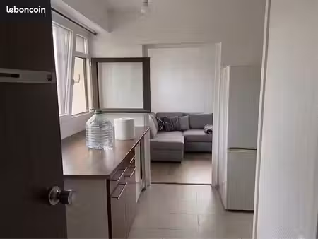 appartement meublé f1 les sources + parking + cave + parc