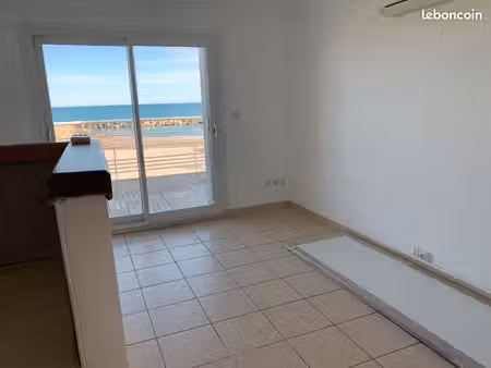 face a la mer - t2 de 40m² avec terrasse