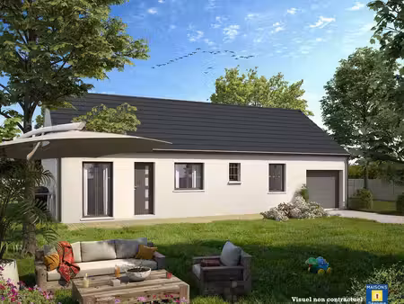 terrain avec maison neuve à vendre