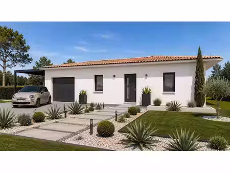 terrain avec maison neuve à vendre