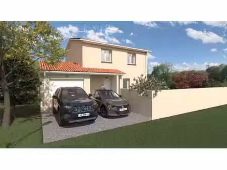 terrain avec maison neuve à vendre