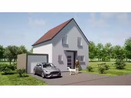 terrain avec maison neuve à vendre