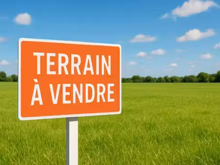 terrain constructible viabilisé à vendre