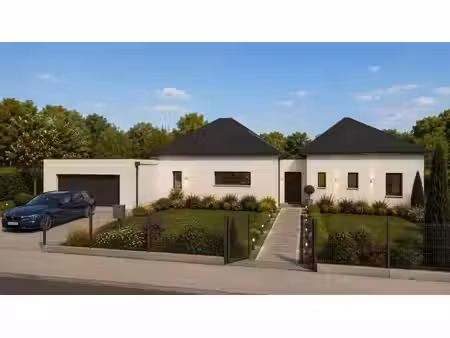 terrain avec maison neuve à vendre