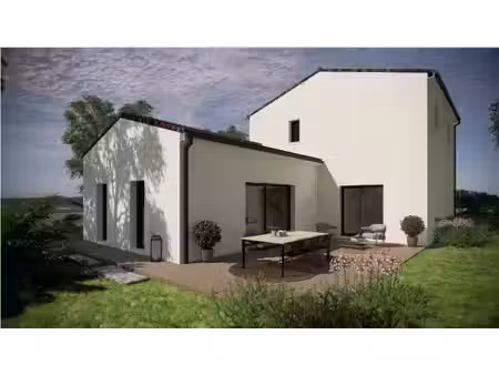 terrain avec maison neuve à vendre