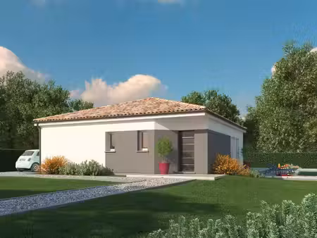 terrain avec maison neuve à vendre