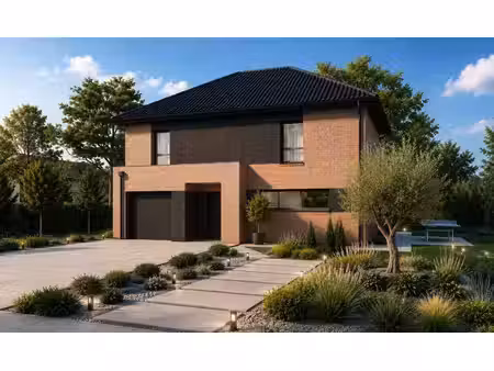 terrain avec maison neuve à vendre