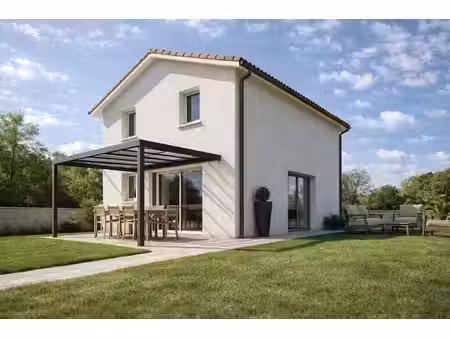 terrain avec maison neuve à vendre