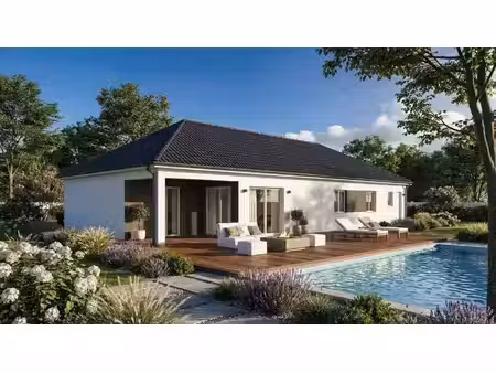 terrain avec maison neuve à vendre