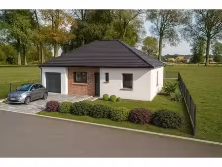 terrain avec maison neuve à vendre