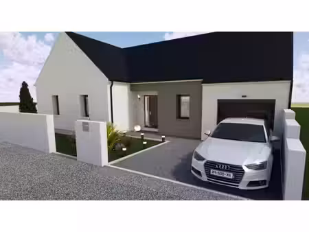 terrain avec maison neuve à vendre