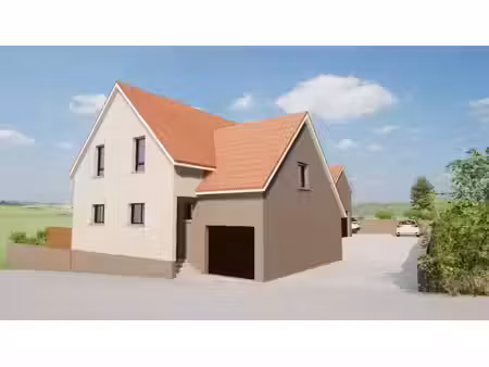 terrain avec maison neuve à vendre