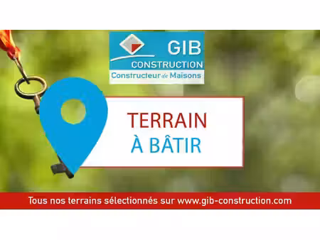terrain constructible à vendre