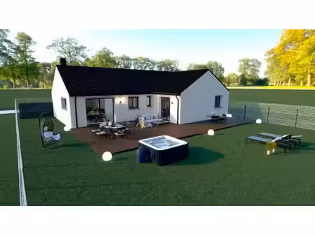 terrain avec maison neuve à vendre