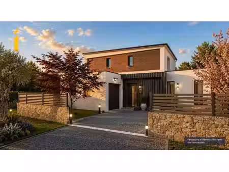 terrain avec maison neuve à vendre