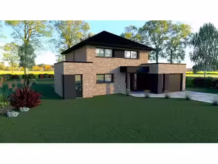 terrain avec maison neuve à vendre
