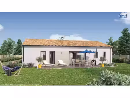 terrain avec maison neuve à vendre