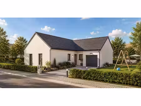 terrain avec maison neuve à vendre