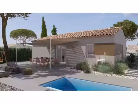 terrain avec maison neuve à vendre