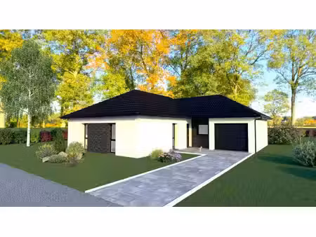 terrain avec maison neuve à vendre